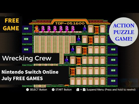 Видео: Wrecking Crew и Donkey Kong 3 появятся в библиотеке Switch Online для NES на следующей неделе