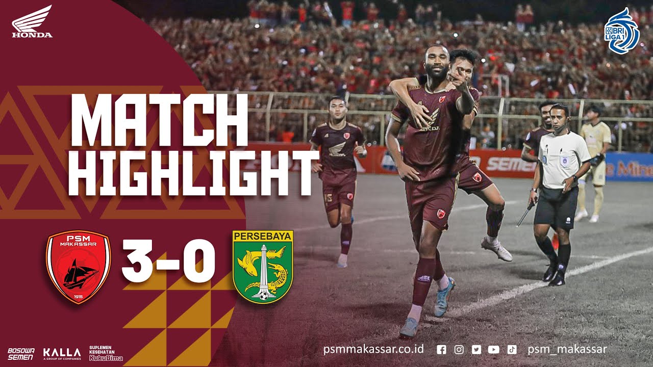Liga1 - PSM Makassar v Persebaya Surabaya 3-0 | AllonaPSM