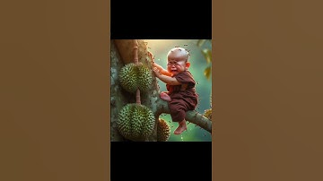 Thumbnail of Little Monk 🤩😁 Monk So Cute 🥺🥰 #funny #cute #littlemonk