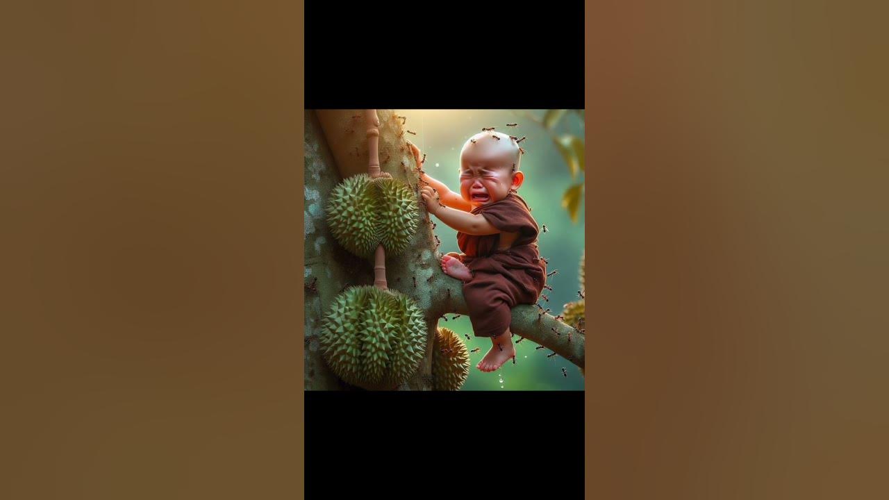 Little Monk 🤩😁 Monk So Cute 🥺🥰 #funny #cute #littlemonk