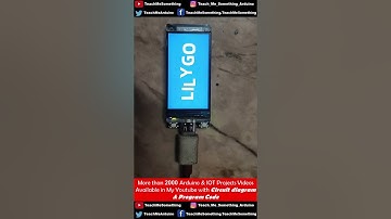 LillyGO T display ESP32 S3 | LILYGO TTGO T-Display-S3 | H577 | H569 |  #esp32 #ESP32S3  #arduino