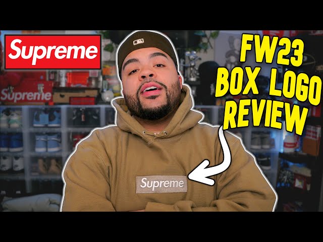 Supreme FW23 Box Logo Hoodie REVIEW + SIZING | Week 16 Bogo Try On