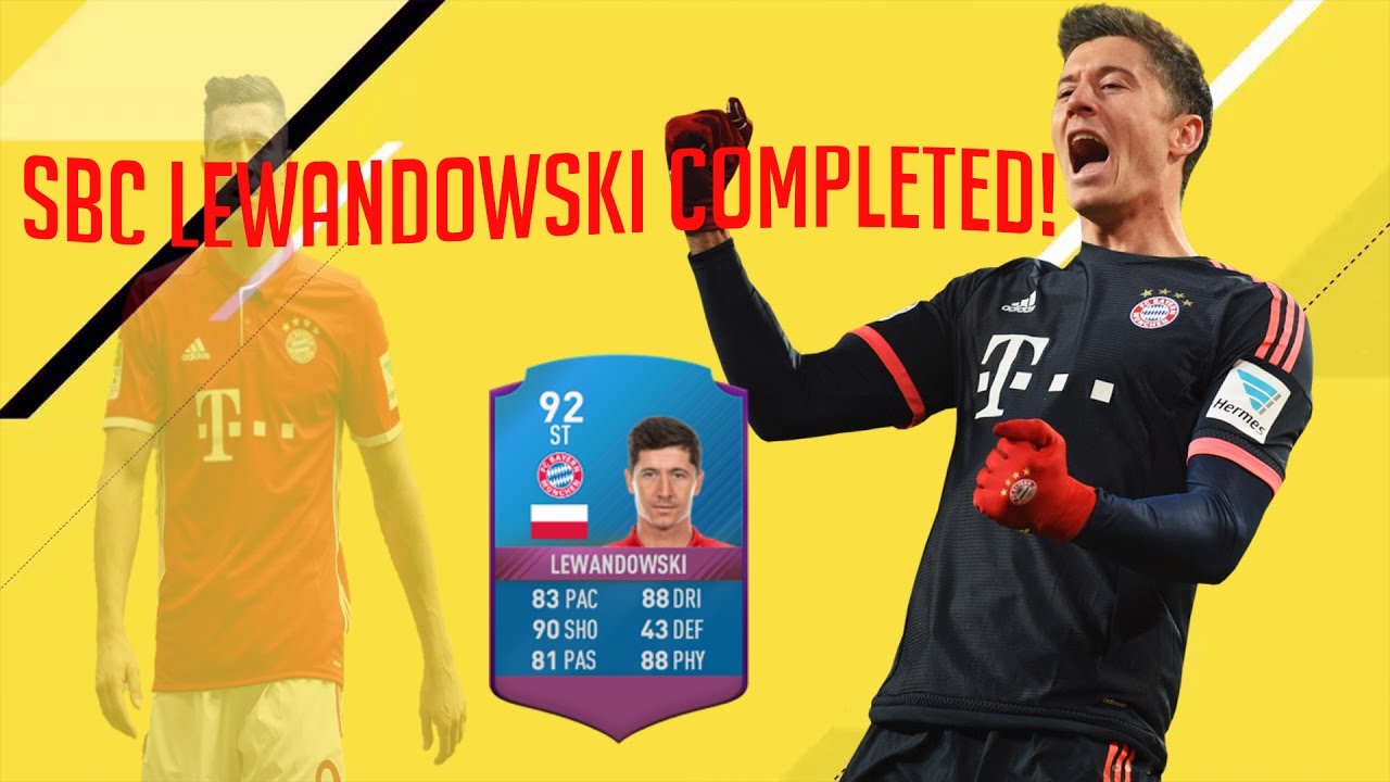 FIFA 17 | SBC LEWANDOWSKI COMPLETED + LEGEND PACKED!!!