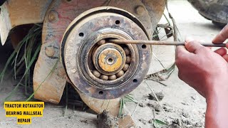 Shaktiman Rotavator Repair,Shaktiman Rotavator Repairing and Wallseal Bearing Change,Rotavator Video