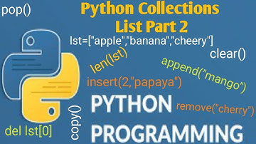 #14 Python Collections tutorial for beginners Part 2 | Python Tutorial for Beginners - #teksolutions