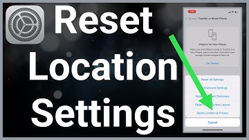 Hoe je de locatie-instellingen op de iPhone kunt RESETTEN!