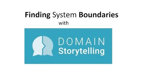 Finding System Boundaries with Domain Storytelling - Stefan Hofer - NDC London 2021
