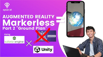 TUTORIAL AUGMENTED REALITY "AR" MARKERLESS MENGGUNAKAN SDK Vuforia Engine | Ground Plan | Part2