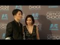 Critics Choice Awards 2015: Takamasa "MIYAVI" Ishihara & Melody Ishikawa Red Carpet | ScreenSlam