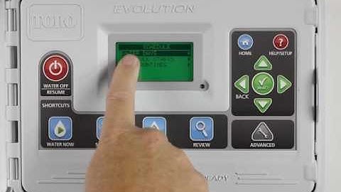 Toro Evolution Set Which Days to Water