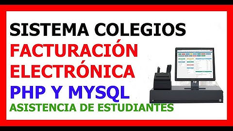 Sistema colegios online php con mysql administración asistencia estudiantes