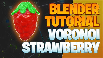 Voronoi Strawberry - Blender Tutorial