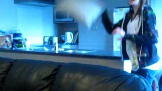 Lily And Imogen Having A Pillow Fight