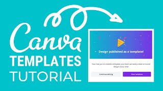 How to Create & Share Canva Templates (FAST Tutorial)