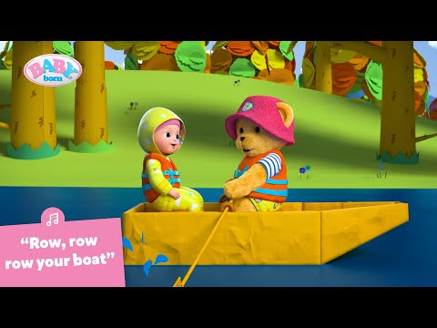 🎶 Row row row your boat 🎣| BABY born animated series | Season 2 | Music Video