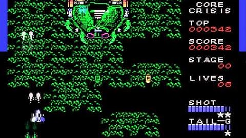 Core Crisis - Work in progress. New MSX game