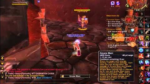 World of Warcraft - Cataclysm - mage spells: circle of frost, time warp