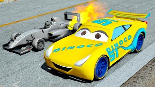 Cruz Ramirez Dinoco Edition vs Formula Jet Engine - Drag Race 10 KM screenshot 5