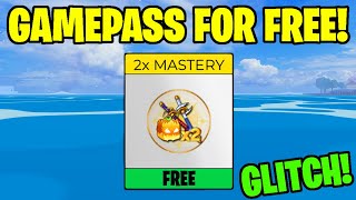 HOW TO GET 2X MASTERY GAMEPASS IN BLOX FRUITS FOR FREE!