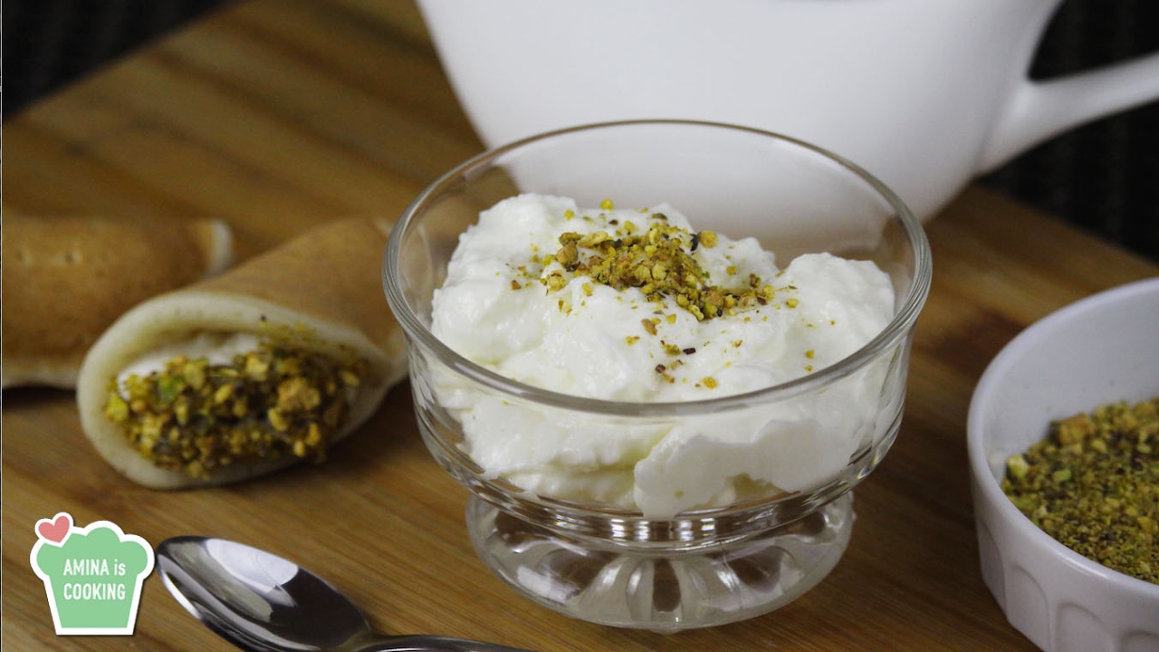 Homemade Ashta Recipe - Episode 144 - Amina is Cooking