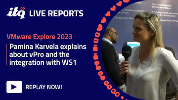 Interview with Pamina Karvela - ITQ Live at VMware Explore 2023