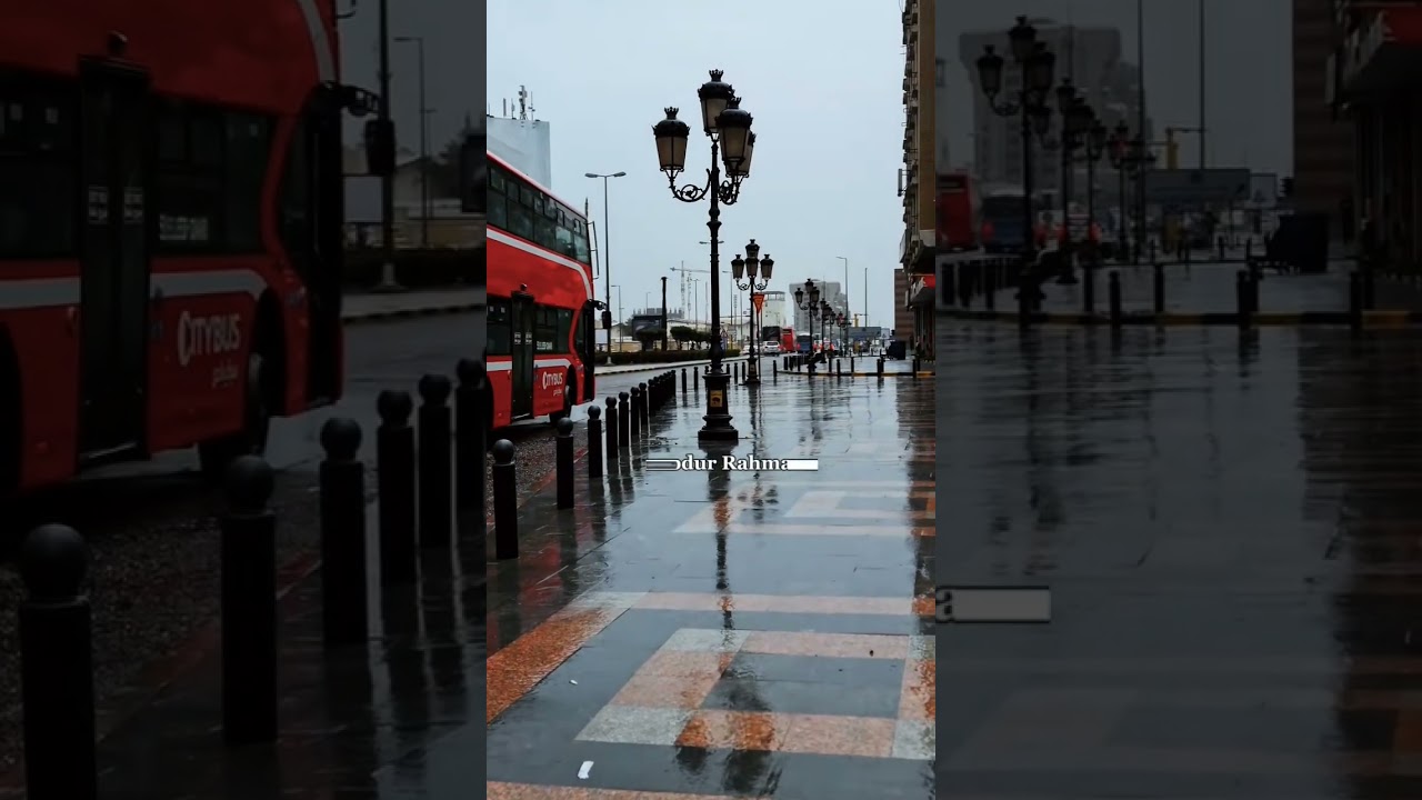 It is raining in Kuwait City... 