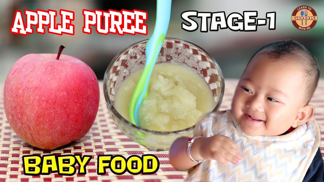apple puree for baby 6 months