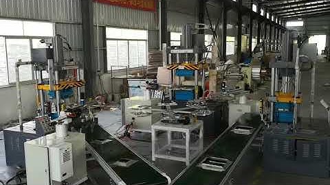 One piece diffuser #machine #molds #dies #Air Square Diffuser Core #Automatic Production Line VCL-01