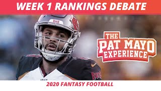 2020 Week 1 Rankings Debate — Start, Sit, Sleepers and Busts | 2020 Fantasy Football Rankings