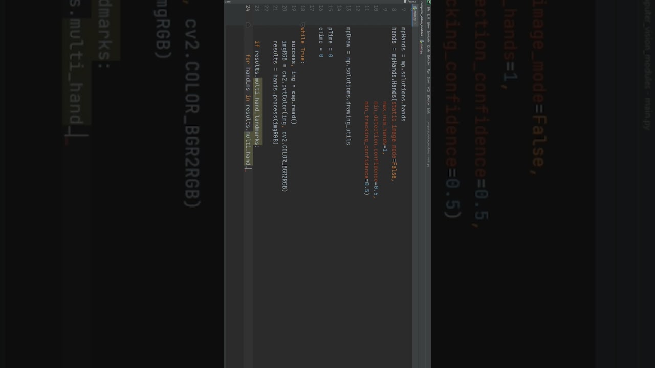 OpenCV Hand Detection || Compter Vision || Sumit Institute 