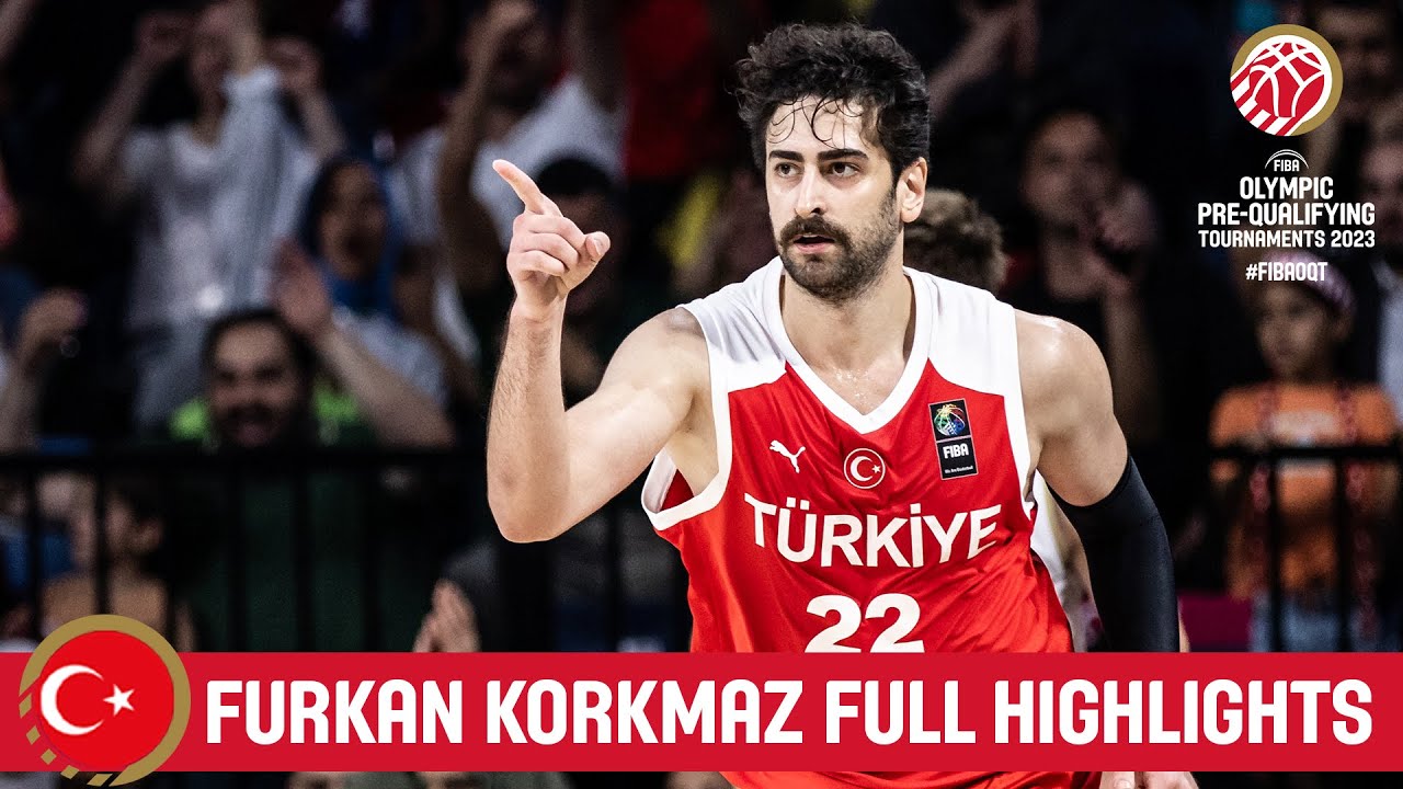 Furkan Korkmaz | Türkiye | Full Highlights from FIBA Olympic Pre