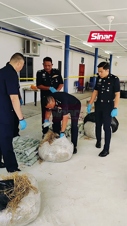 Sorok lebih 500kg daun ketum di sebalik bungkusan jerami