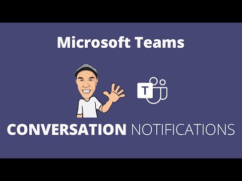 How to enable notifications on individual Microsoft Teams conversations