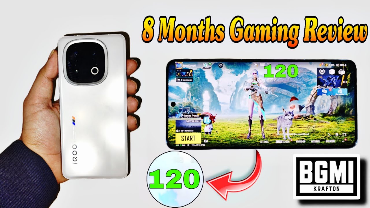 IQOO 13 BGMI Review After 8 Months *With FPS Meter