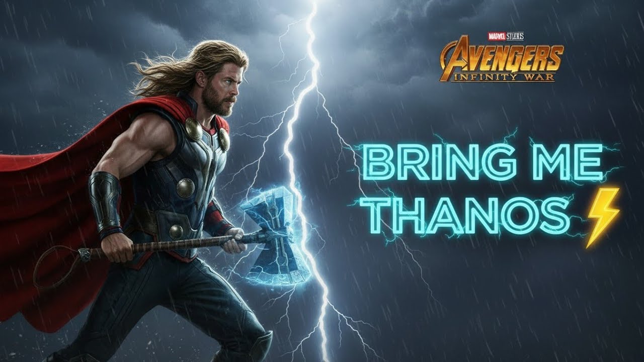 Thor Wakanda Entry SHOCKS Everyone 😱 | Bring Me Thanos Full Power Scene Telugu!