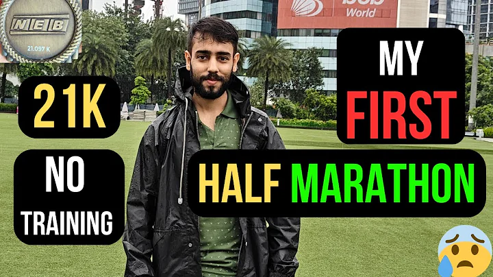 21K With ZERO Training 😰 | My First Half Marathon 2025