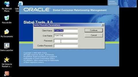Siebel - Database Initialization