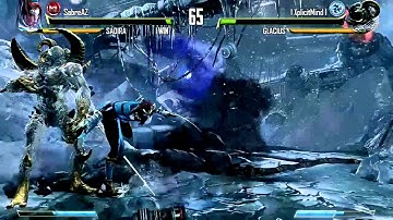 Sadira Jump Cancel blockstring and OS in match - Killer Instinct