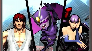 Ultimate Marvel vs Capcom 3: Ryu, Viewtiful Joe, and Morrigan arcade playthrough