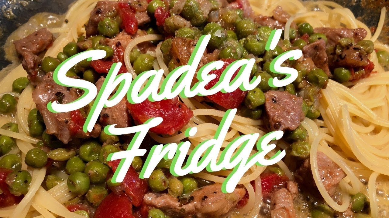 Veal and Peas Pasta — Spadea's Fridge YouTube