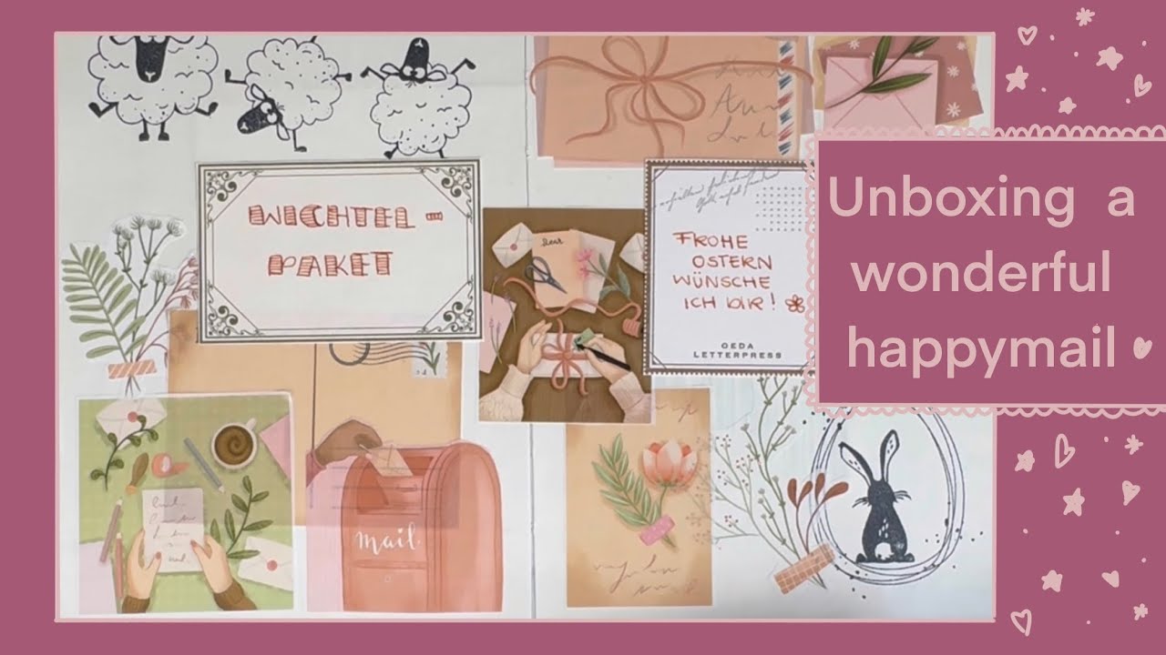 UBOXING A WONDERFUL  HAPPYMAIL SWAP