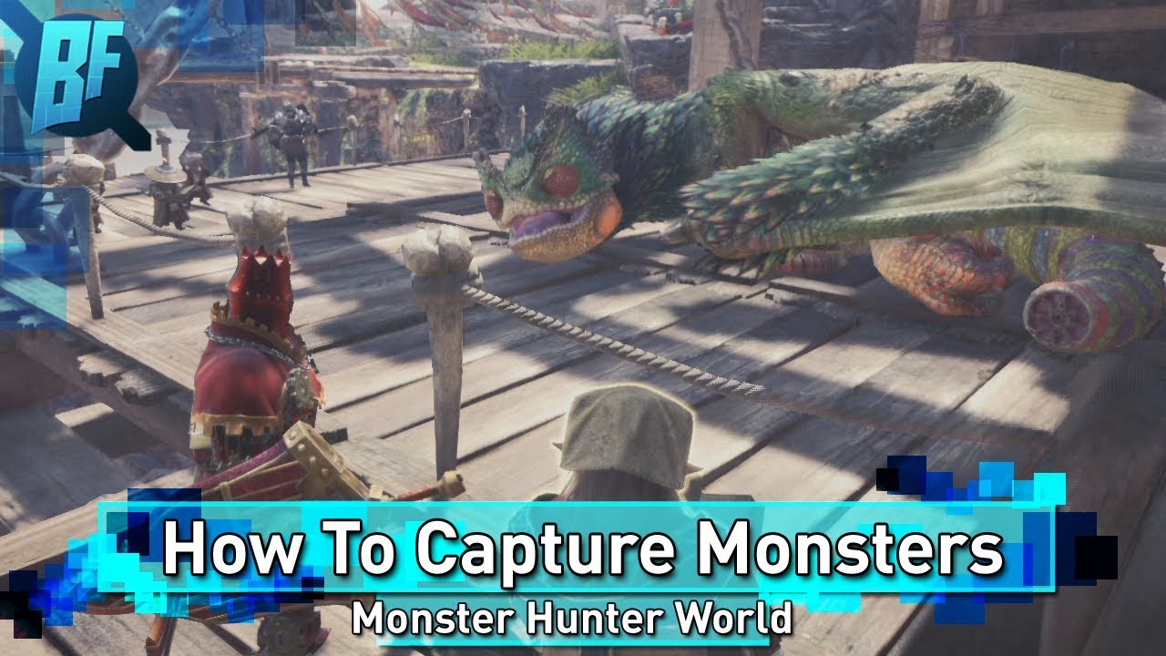 Monster Hunter World - How to capture monsters large and small