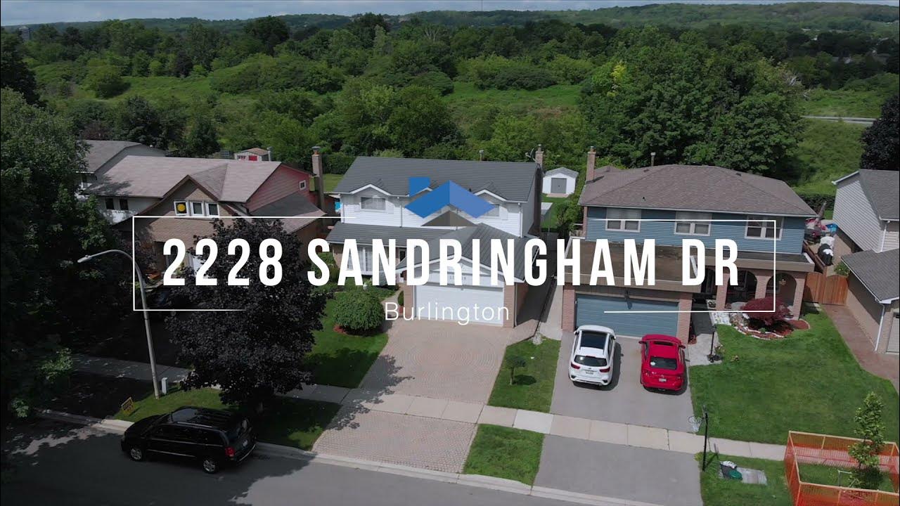 2228 Sandringham Drive, Burlington, ON WalkThrough w/ Aerial