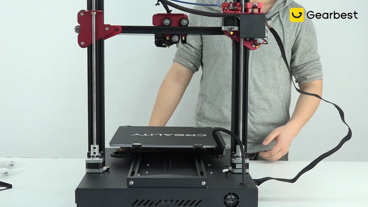 Creality CR - 10S Pro DIY assemble 3D Printer - Gearbest.com - YouTube