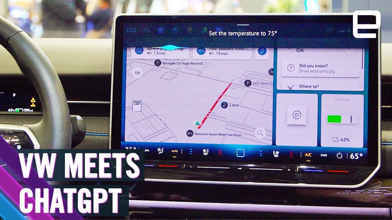 Volkswagen brings ChatGPT to its cars at CES 2024 - YouTube