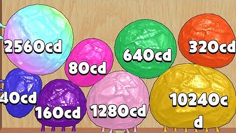 Blob Merge 3d 2048 ocd - Gameplay Walkthrough Part 95 - All Max Level Mobile Game (Android, iOS)