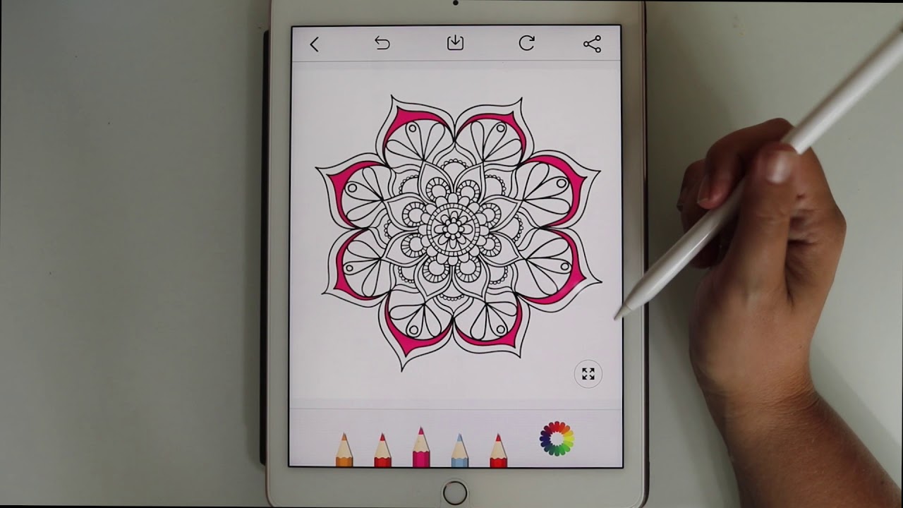 Free Adult Coloring BookApp Review YouTube