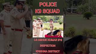 ips krishnadistrict police dogs salute