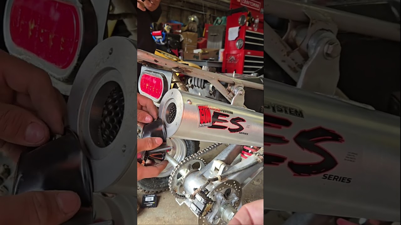 Installing and riding my new big gun exhaust from Motosports