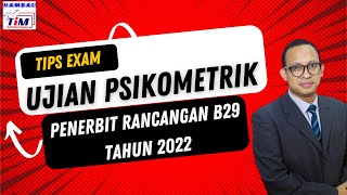 TIPS UJIAN PSIKOMETRIK PENERBIT RANCANGAN B29